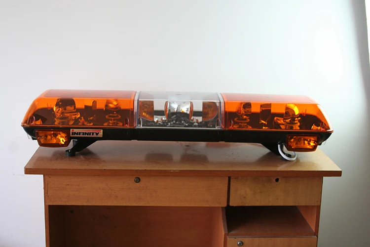 Lyaf Halogen Emergency Vehicle Rotating Revolving Warning Light Bar