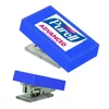 Giveaway promotion medical gift low price blue color durable plastic pill case box shape cute stapler