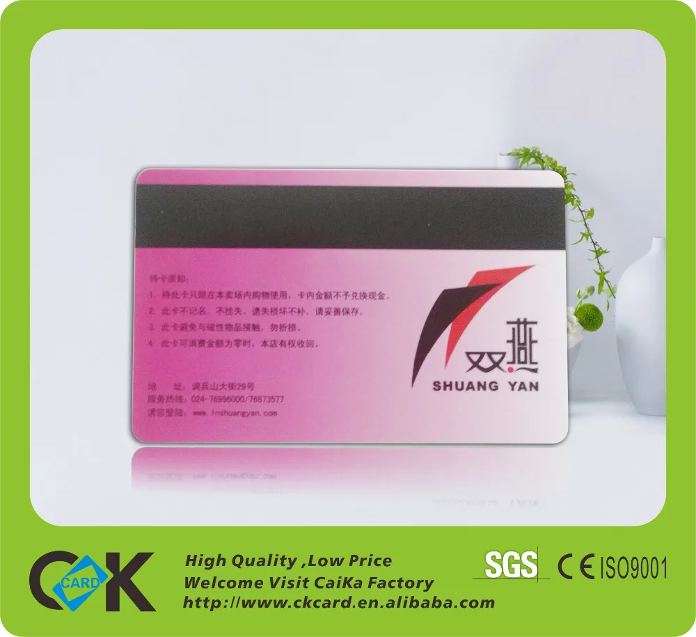 Matt Black Pvc Vip Business Card With Hi/loco Stripe Buy