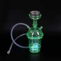 

Portable Acrylic hookah cup with LED light-Ready to ship