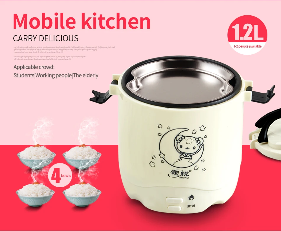 Best Selling Products Multifunctional Small 1.2l Non-stick Pot Cute ...