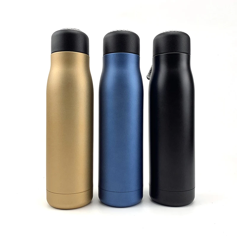 420/600ML Rope double walled vacuum insulated Sports 18/8 Stainless steel Water bottle