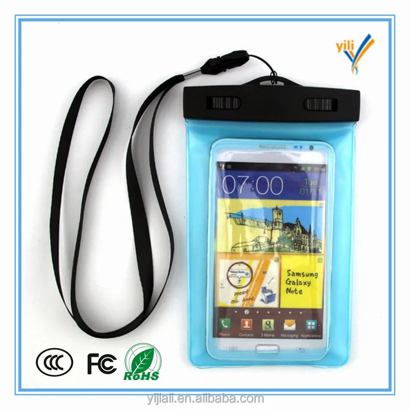 

2016 Hot products 5.5 inch universal pvc mobile phone waterproof bag, N/a