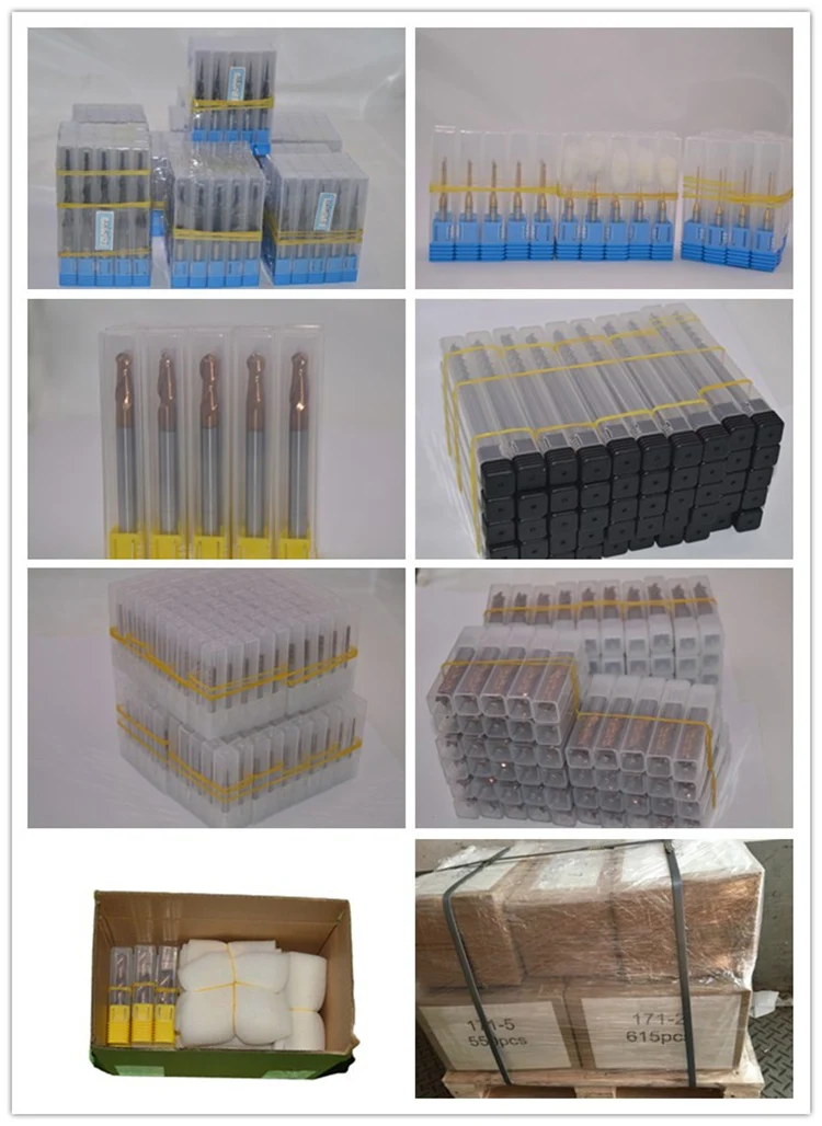 Rubber Cutting Tools Cone Ball Nose Cutters Cnc Milling Cutter End Mill