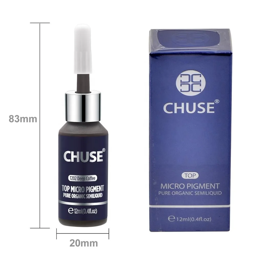 

Dermatest CHUSE T202 Deep Coffee farben Permanent Make Up Eyebrow Tattoo Ink
