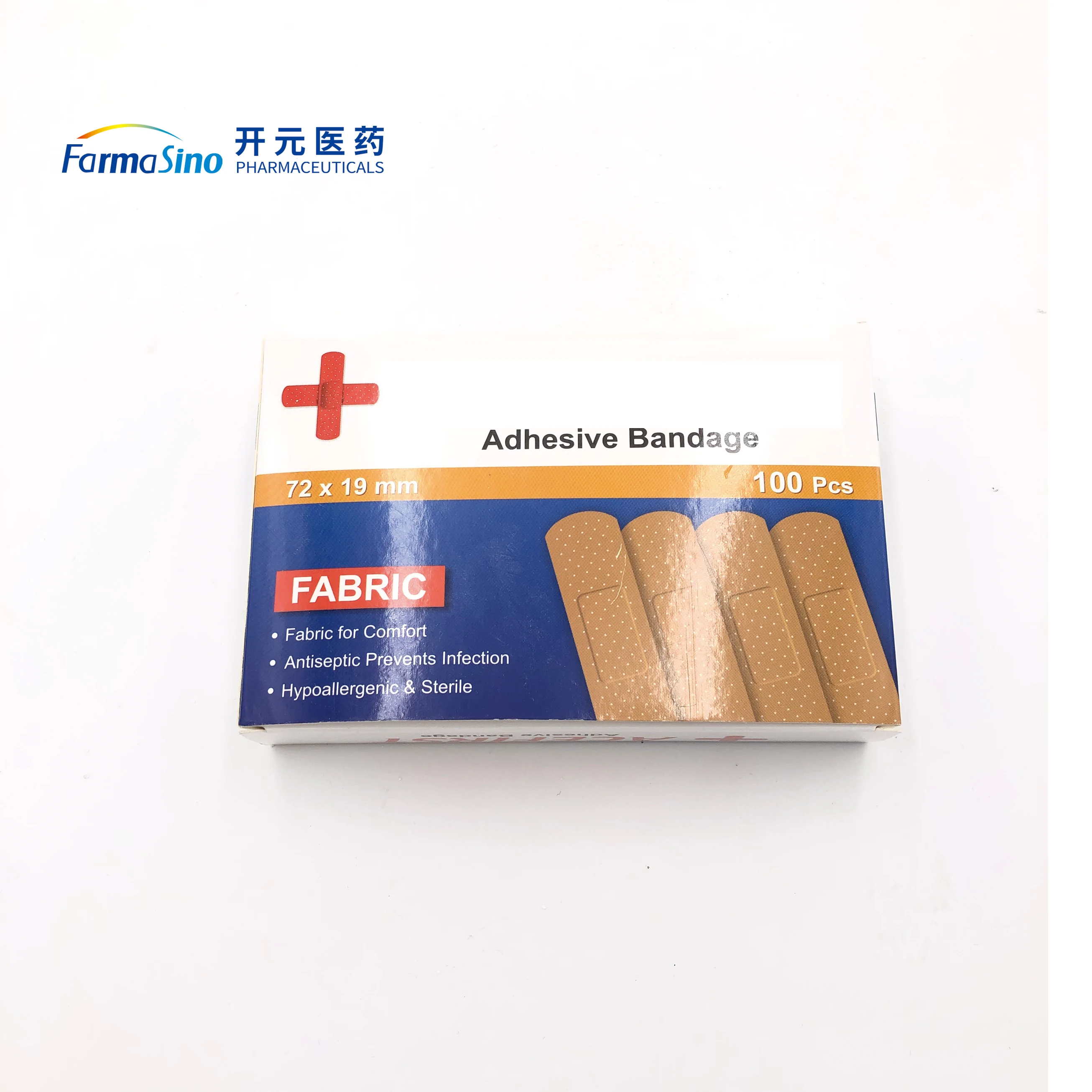 
First aid fabric colorful wound adhesive plaster bandage 