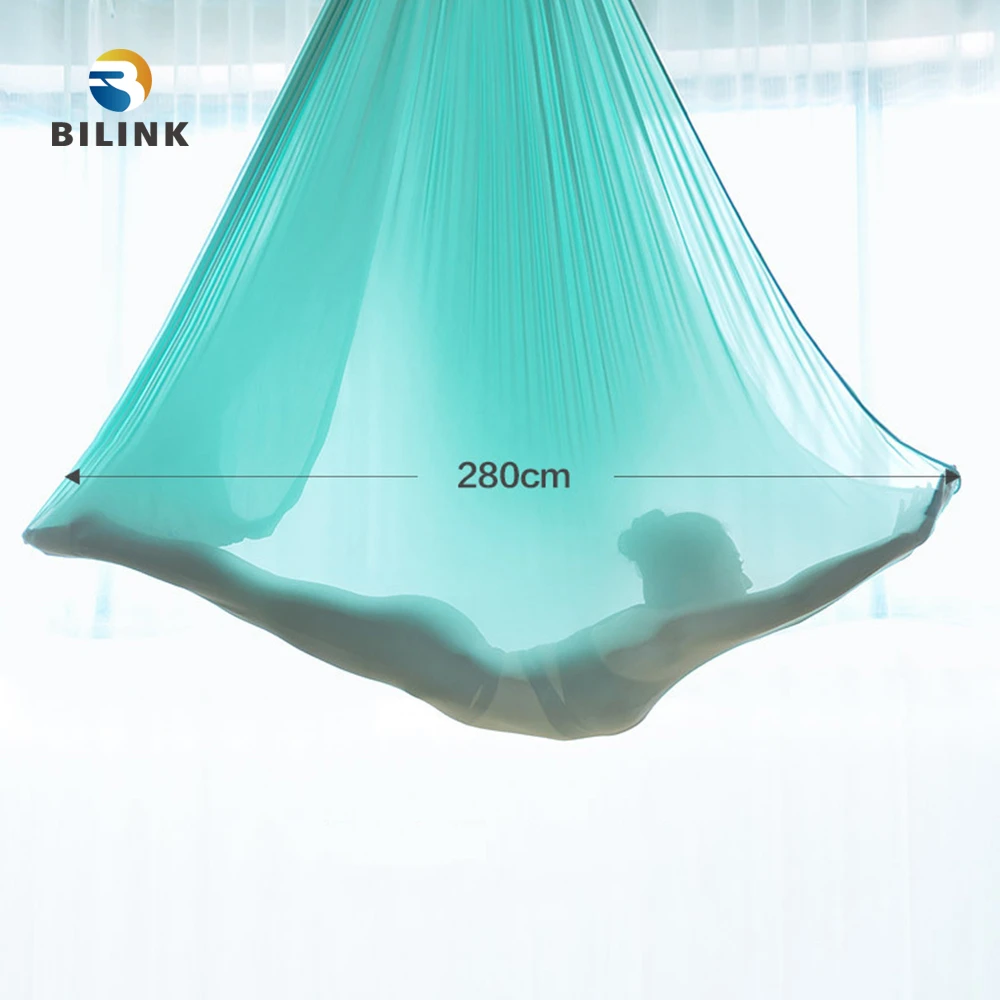 

Bilink 18 colors 100% High Strength Nylon 500x280cm aerial fly yoga hammock