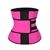 Compression Adjustable Belt Adjustable 3 Hooks Abdominal Control Red Latex Waist Trainer Women
