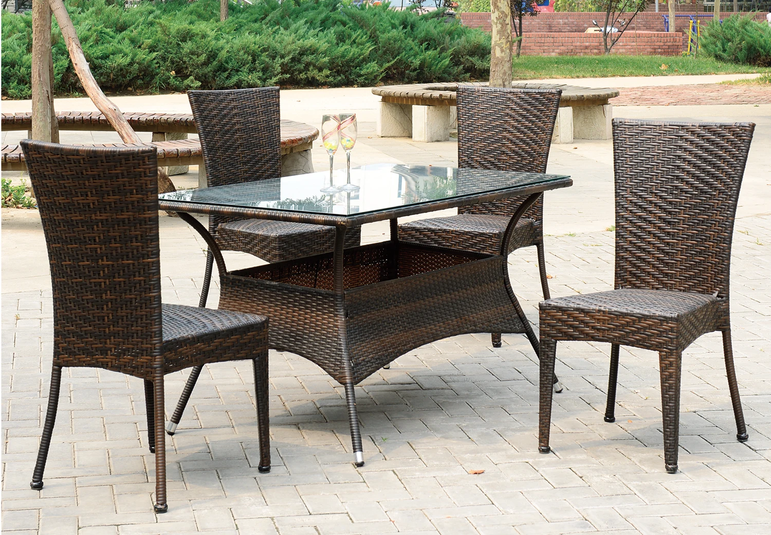 Black Garden Cheap Used Rattan Furniture Outdoor Furniture - Buy