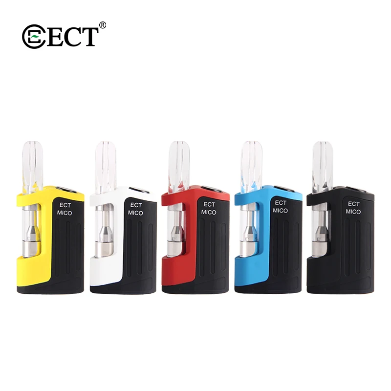 

Hot selling ECT Mico vape pen cbd oil 0.5ml vaporizer cbd preheating vape electronic cigarette