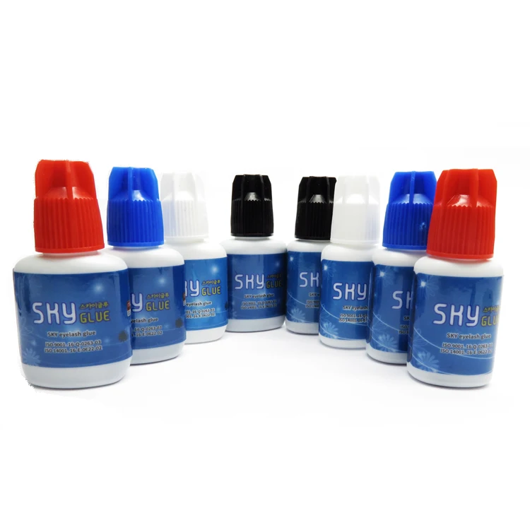 

Individual Eyelash Extensions Adhesive Glue 5 ml Blue Cap Sky Glues