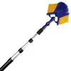 Extenclean telescopic gutter cleaning brush with 20FT aluminum extension long handle