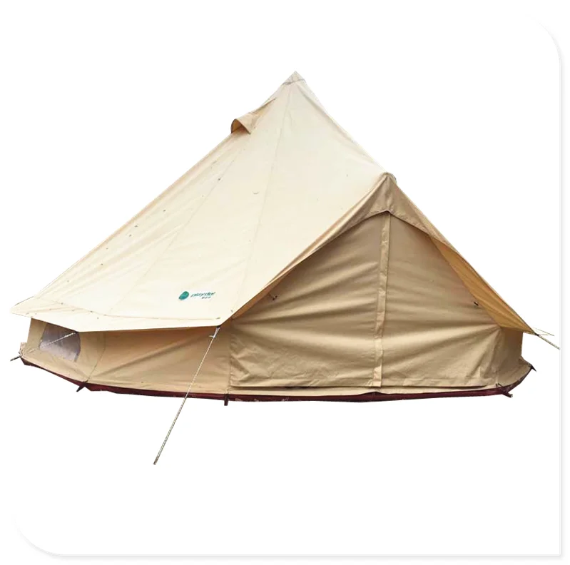 

5m canvas bell tent tepee military camping tents for camper