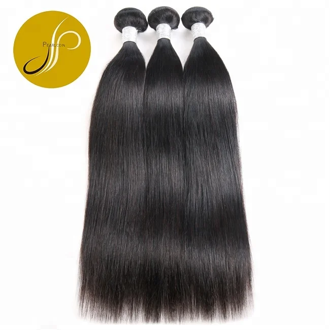 

Cuticle Aligned 10A Double Drawn Natural Color Straight 100% Unprocessed Virgin Brazilian Human Hair Weave Bundle Extension