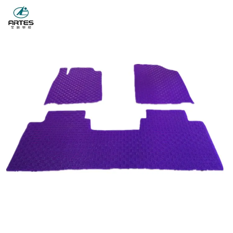 5d Car Mats Purple Disposable Car Floor Mats