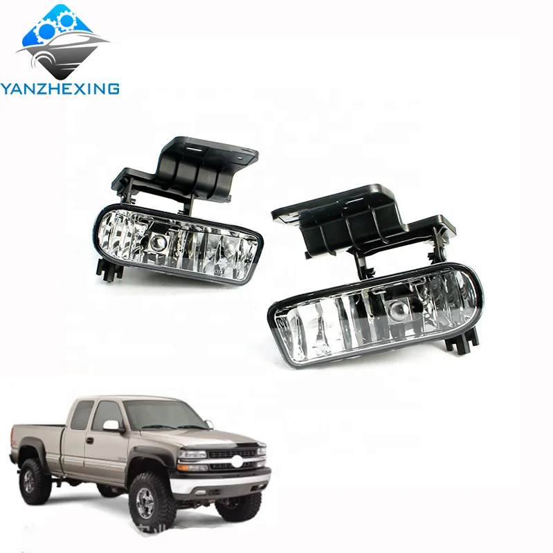 YZX Fog light for Chevrolet CHEVY 99-02 Silverado 00-06 Suburban Tahoe Clear Lens Bumper Fog Lights Driving Lamps YC101000