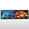 Innovative 38" ultra Wide stretched Bar square lcd player with LED backlight