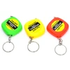 1pc 1m / 3ft Easy Retractable Ruler Tape Measure Mini Portable Pull Ruler Keychain Color Random