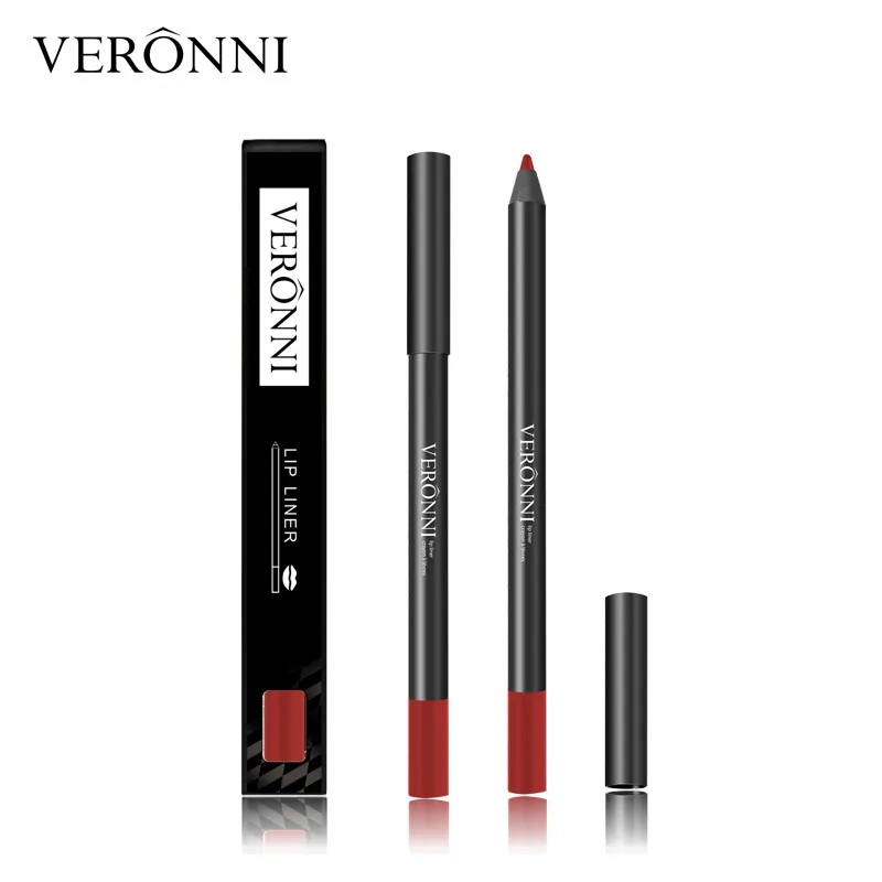VERONNI Lip Liner Waterproof Long Lasting Matte Lipliner Pencil 13 colors