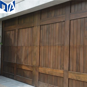 Cheap Main Entrance Wooden Garage Door