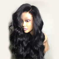

High Quality Virgin Hair Lace front Wig Body Wave 100% human hair Wholesale 150% density Indian Hair