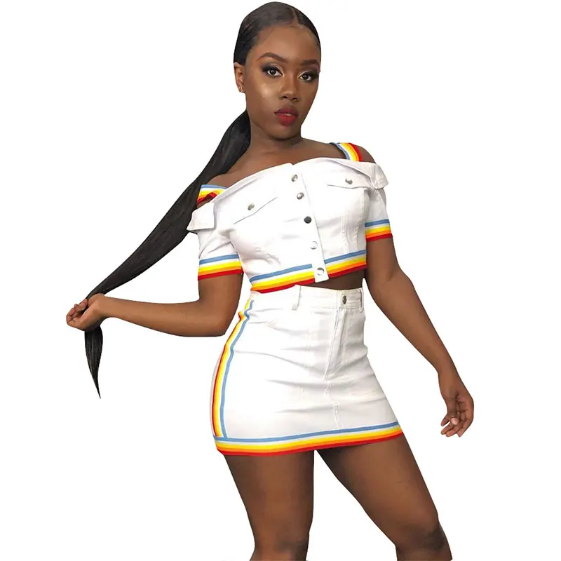 

Wholesales Casual Two-piece Skirt Set