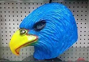 ASSIS Bald Eagle Halloween Costume Party Decorations Animal Head Vinyl Mask