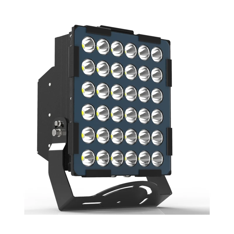 Outdoor High Power Industrial Stadium Lighting 0-10V Dimmable Case SMD Module 300W 400w 500W LED Flood Light with Stand