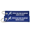 Hot sale popular design custom motorcycle keychain personal logo letter pattern customized fabric keychain souvenir