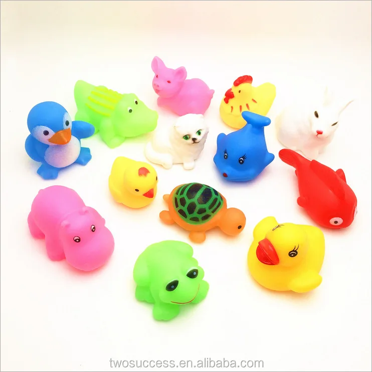 Wholesale Floating Ducks Baby Bath Toy Lovely Animal Plastic Water Play Baby Bath Toys With Sound Squeeze Buy Baby Bath Toys Floating Ducks Baby
