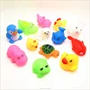 Wholesale Floating Ducks Baby Bath Toy Lovely Animal Plastic Water Play Baby Bath Toys With Sound Squeeze