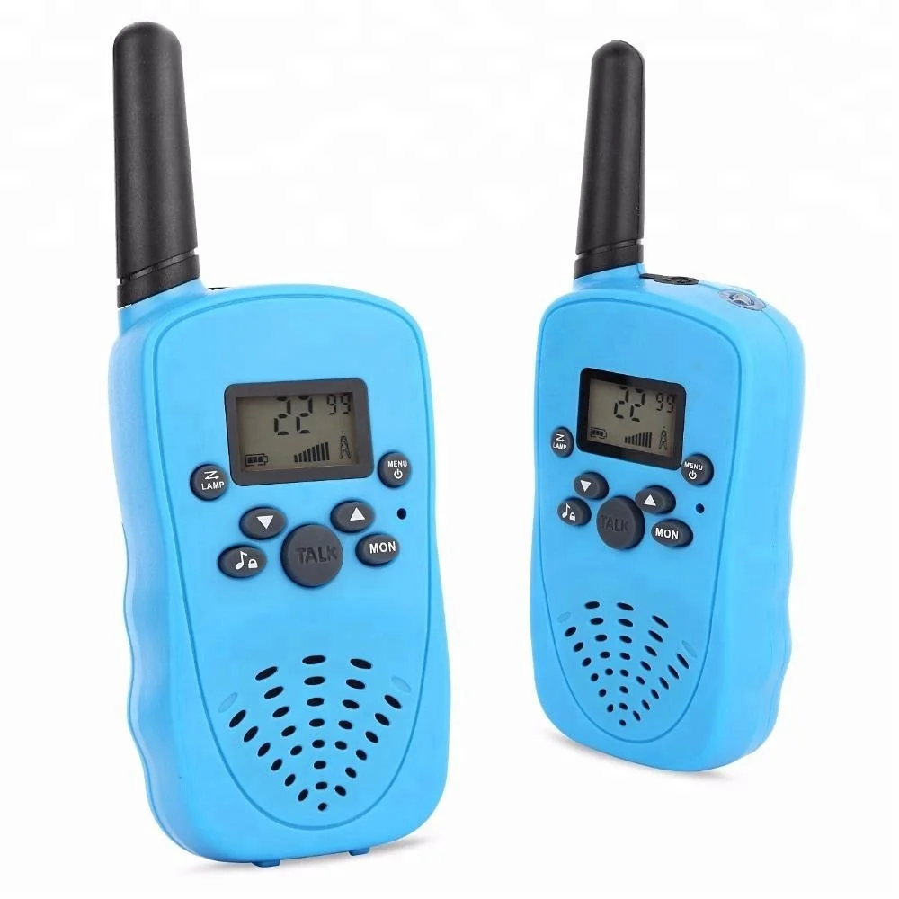 

Handheld walkie talkies for kids 22 Channel two way radios, Black, red, blue, orange, customized