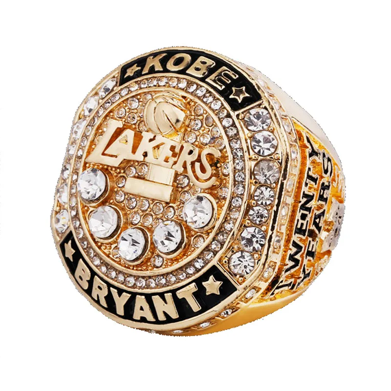 

Shine High quality Los Angeles lakers Crown sports Basketball 20th anniversary kobe Bryant's retirement championship ring, N/a