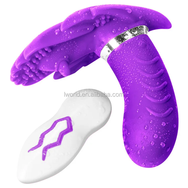 Waterproof Silicone Remote Control Wireless Charging Strapless Dildo