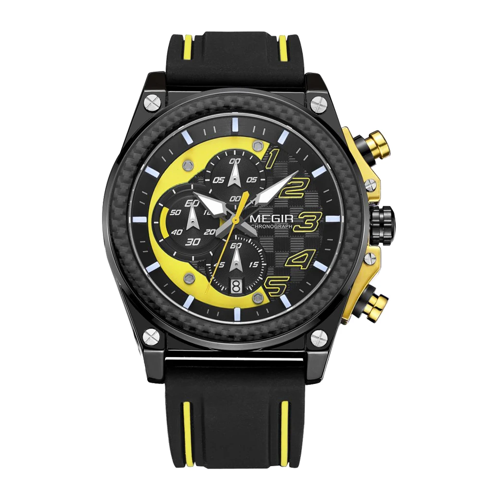 

2017 New Watches Men Luxury Chronograph Sports Waterproof Steel Quartz Watch