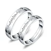 Latest silver ring jewelry popular heartbeat ring wholesale cheap o ring making for men and women