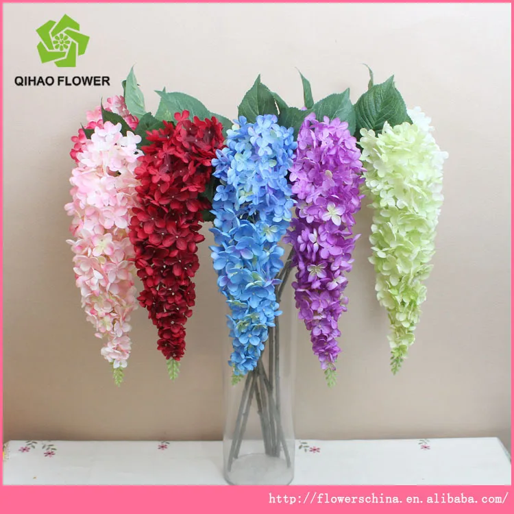 Make Artificial Flower Hydrangea With Bend Down Flowers For Clothing Make Artificial Flower Hydrangea With Bend Down Flowers For Clothing Decor Bonsai Leaves Vine