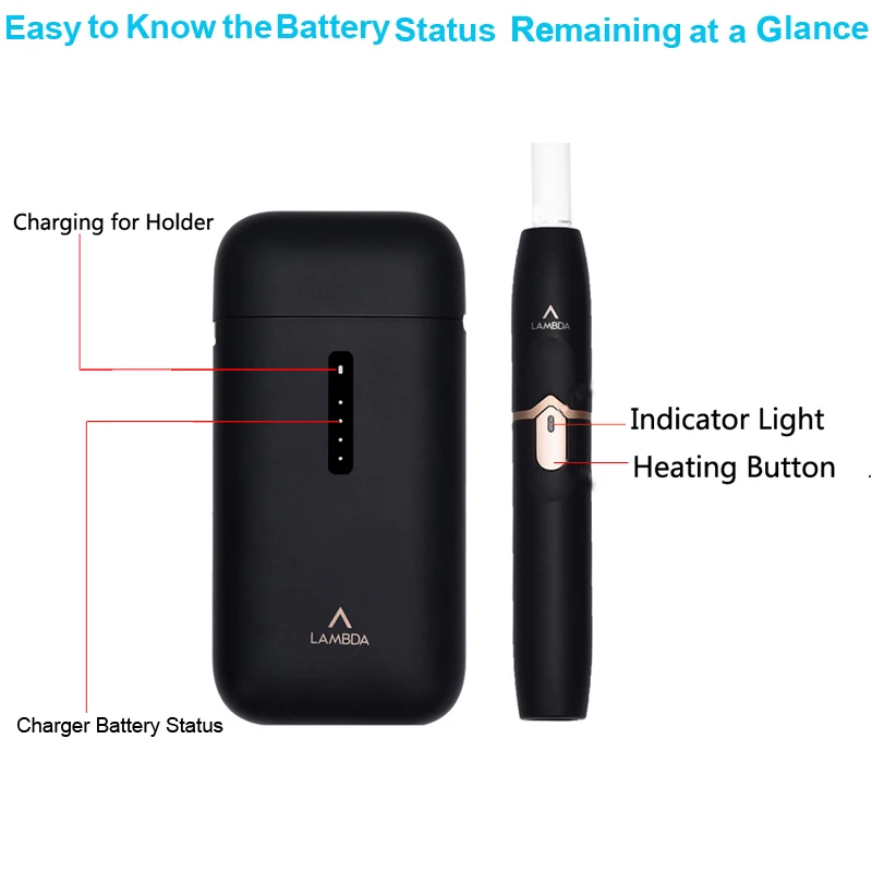 
Wholesale Heat No Burn Device LAMBDA A1 Heat Tobacco Not Burn Sticks Not Burning Heating Tobacco Sticks Device Kits Factory 