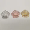 Popular crown fancy buckles metal with diamond for clothing