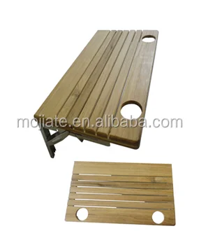 Teak Wood Folding Shower Seat  Buy Teak Wood Folding 