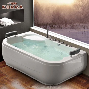 Massage Bathtub Acrylic Small Square Indoor Bathtub Free Standing