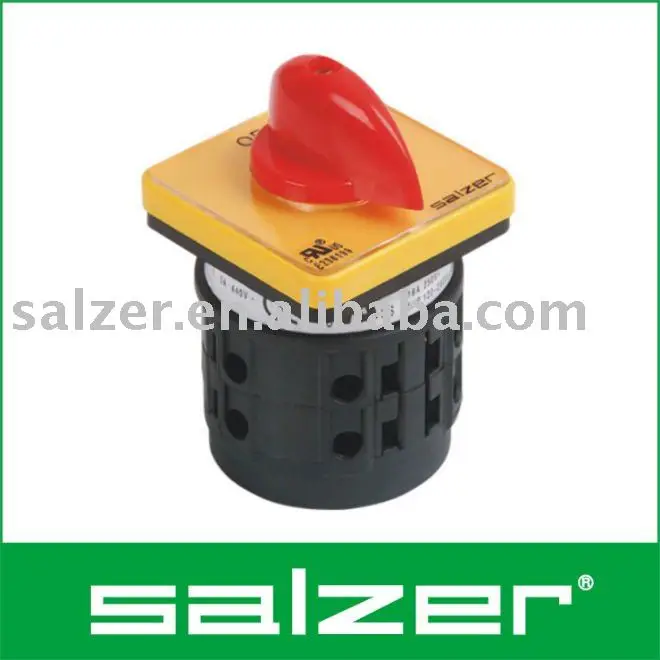 Salzer AC OFF ON 2 position rotary