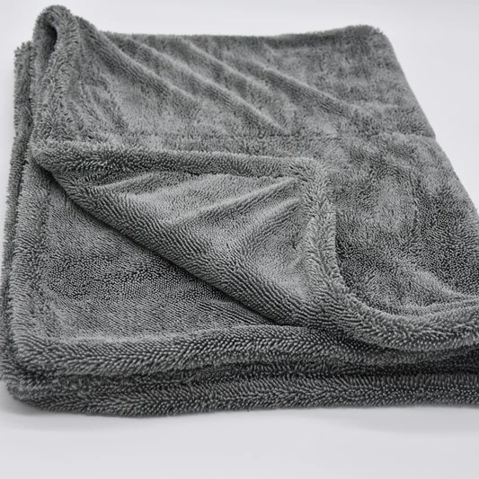 

50*80 cm microfiber twisted drying towel double sides microfiber twist towels, Grey, black, yellow, orange, green , etc