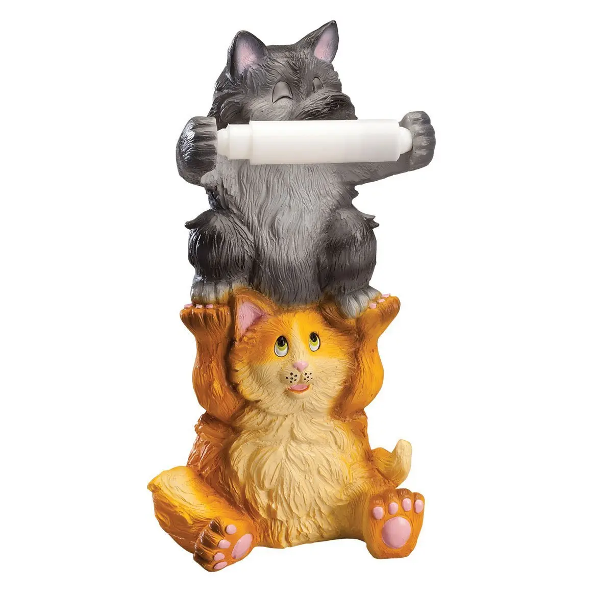 Fox Valley Traders Colorful Kittens Toilet Paper Holder by OakRidgeTM
