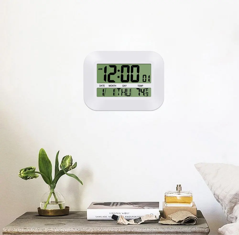 Digital Wall Clock with FoldOut Table Stand Home Decoration