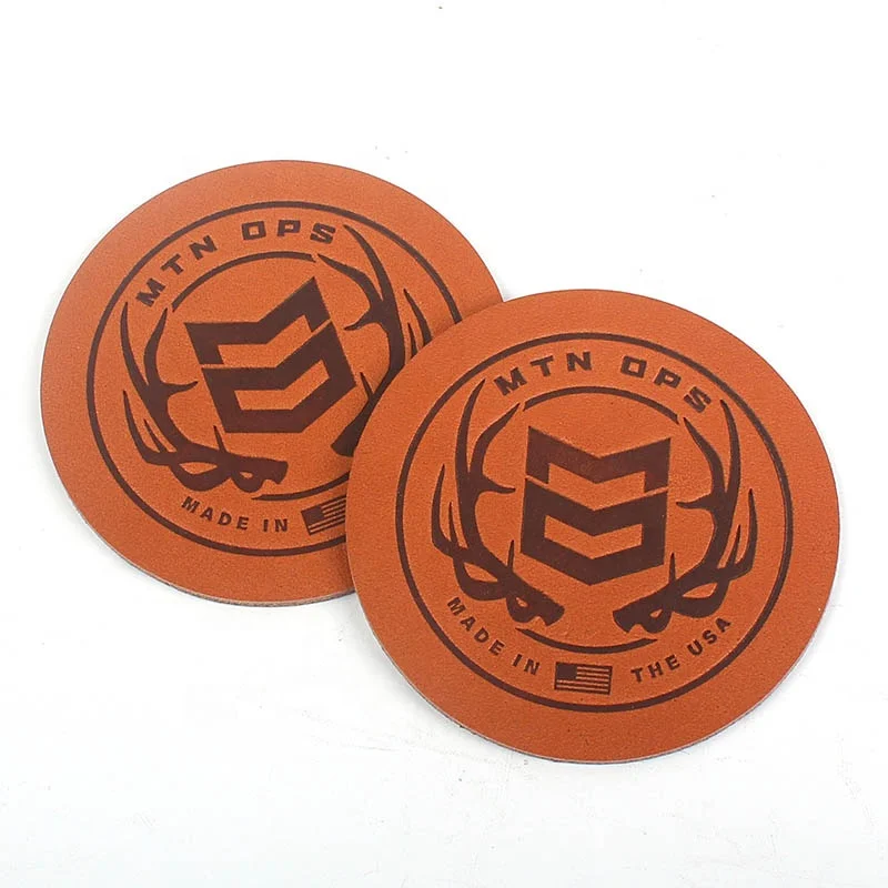 

Labels Wholesale New Design Custom Heat Press Logo Adhesive Soft Genuine Leather Patches for Jeans