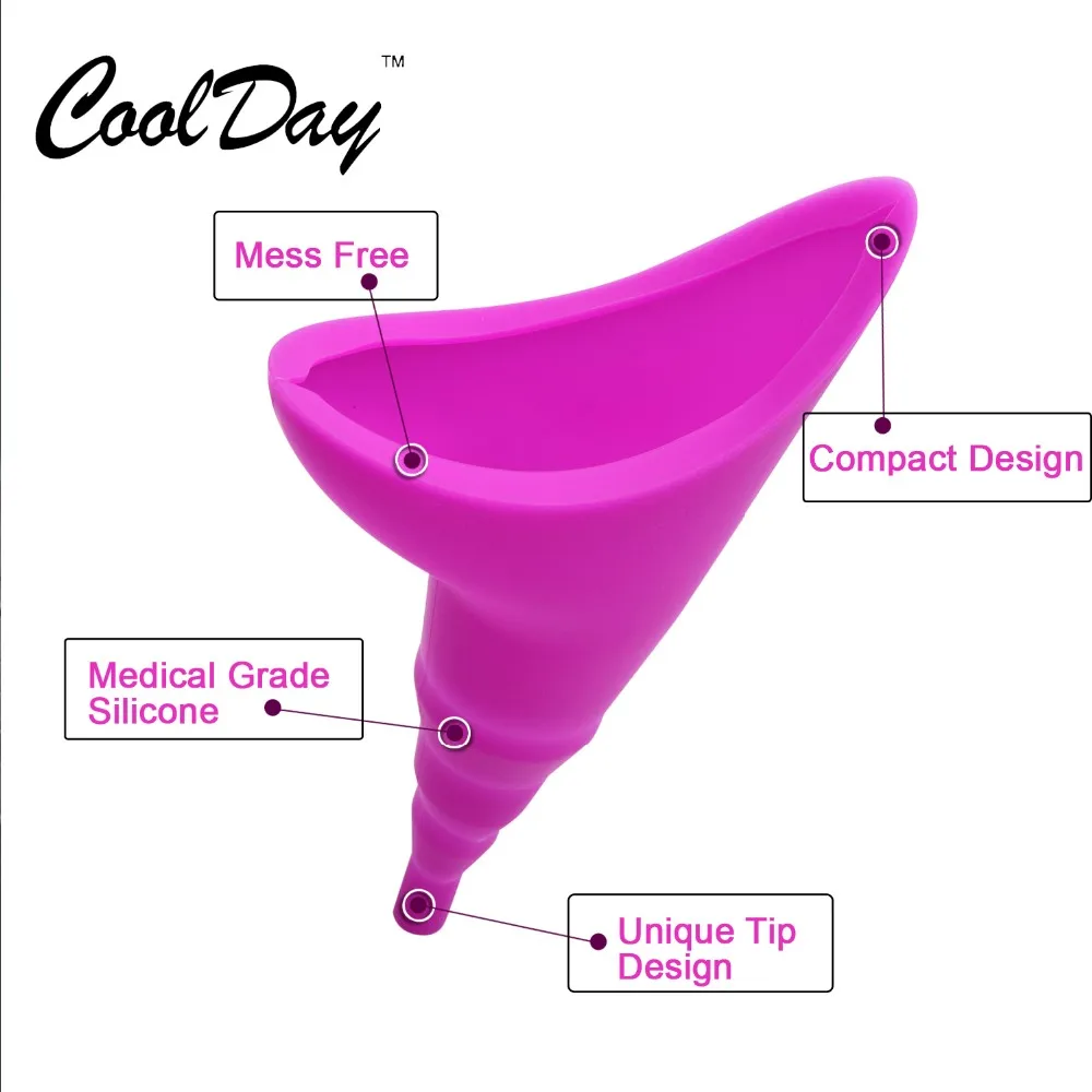 Portable Female Urination Device Discreet Reusable Urinal Funnel For ...