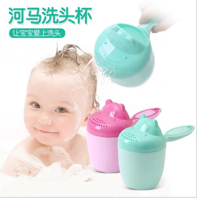 

Cute Cartoon Baby Bath Toddle Shampoo Cup Children Bathing Bailer Baby Shower Spoons Child Washing Hair Cup Kids Bath Tool