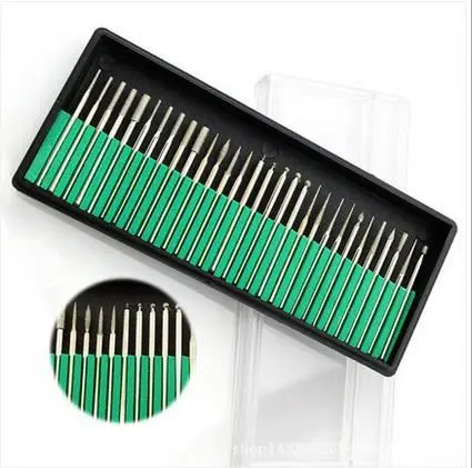 

Top quality wholesale tungsten steel 30 pieces nail drill bits set diamond nail tip drill bits