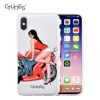 IMD Sexy Lady Pattern Case for iphone X, Slim Fit Full Protective Case, Anti Shock Design Hbrid PC TPU Case for iphone X